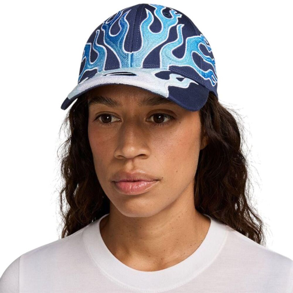 Nike Unisex Adult Club Flames Baseball Cap / Navy Blue - Picture 4 of 6